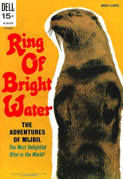 Cover for Ring of Bright Water (Dell, 1969 series) #12-701-909