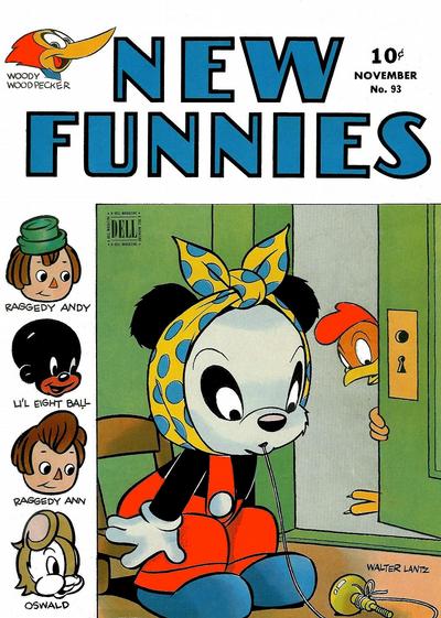 Cover for New Funnies (Dell, 1942 series) #93