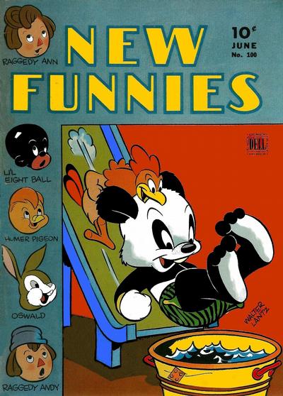 Cover for New Funnies (Dell, 1942 series) #100