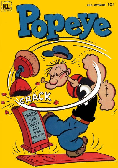 Cover for Popeye (Dell, 1948 series) #21