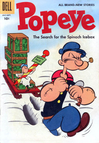 Cover for Popeye (Dell, 1948 series) #37
