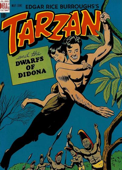 Cover for Edgar Rice Burroughs' Tarzan (Dell, 1948 series) #3
