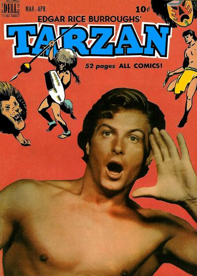 Cover for Edgar Rice Burroughs' Tarzan (Dell, 1948 series) #14