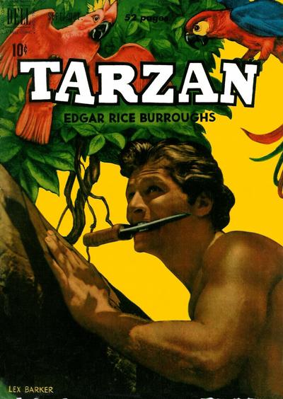 Cover for Edgar Rice Burroughs' Tarzan (Dell, 1948 series) #17