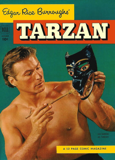 Cover for Edgar Rice Burroughs' Tarzan (Dell, 1948 series) #37