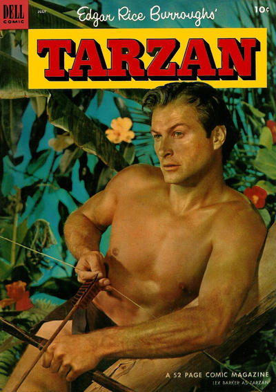 Cover for Edgar Rice Burroughs' Tarzan (Dell, 1948 series) #46
