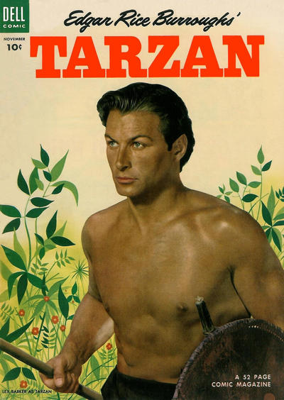 Cover for Edgar Rice Burroughs' Tarzan (Dell, 1948 series) #50