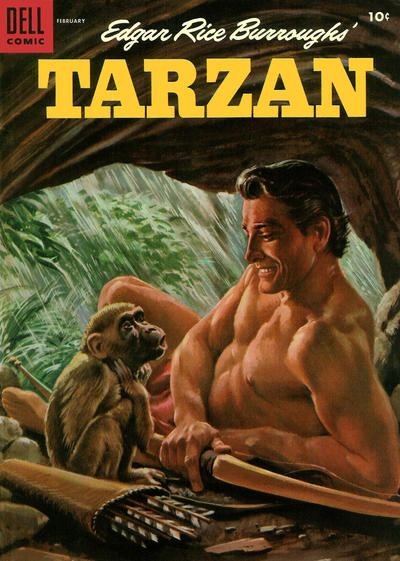 Cover for Edgar Rice Burroughs' Tarzan (Dell, 1948 series) #65
