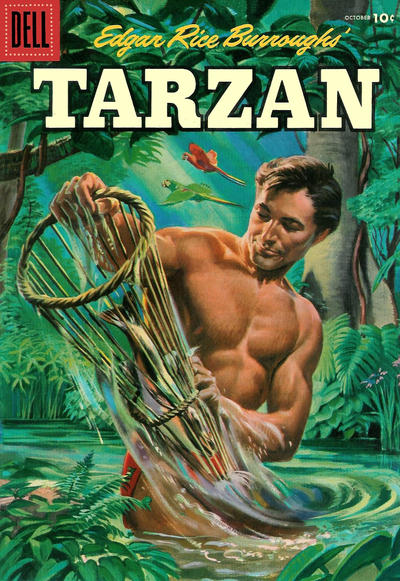 Cover for Edgar Rice Burroughs' Tarzan (Dell, 1948 series) #73