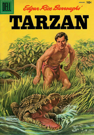Cover for Edgar Rice Burroughs' Tarzan (Dell, 1948 series) #76