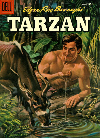 Cover for Edgar Rice Burroughs' Tarzan (Dell, 1948 series) #78