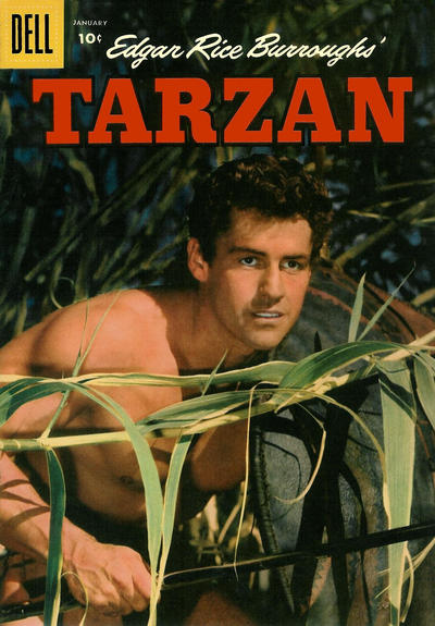 Cover for Edgar Rice Burroughs' Tarzan (Dell, 1948 series) #88