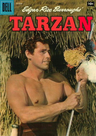 Cover for Edgar Rice Burroughs' Tarzan (Dell, 1948 series) #90