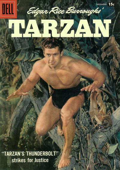 Cover for Edgar Rice Burroughs' Tarzan (Dell, 1948 series) #99 [15¢]