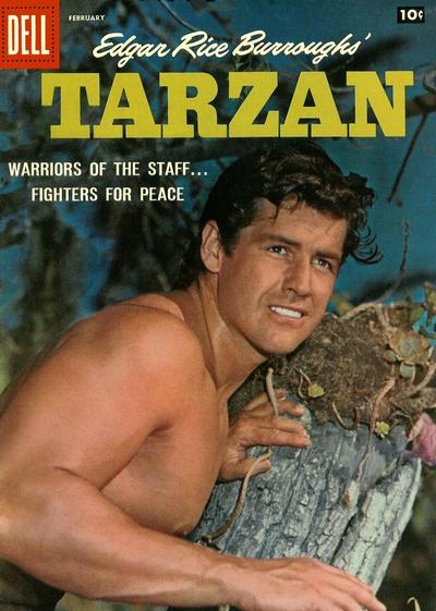 Cover for Edgar Rice Burroughs' Tarzan (Dell, 1948 series) #101