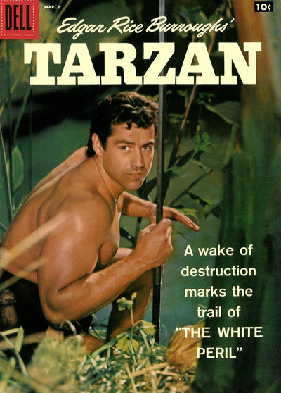 Cover for Edgar Rice Burroughs' Tarzan (Dell, 1948 series) #102