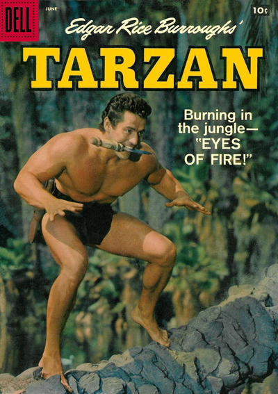 Cover for Edgar Rice Burroughs' Tarzan (Dell, 1948 series) #105