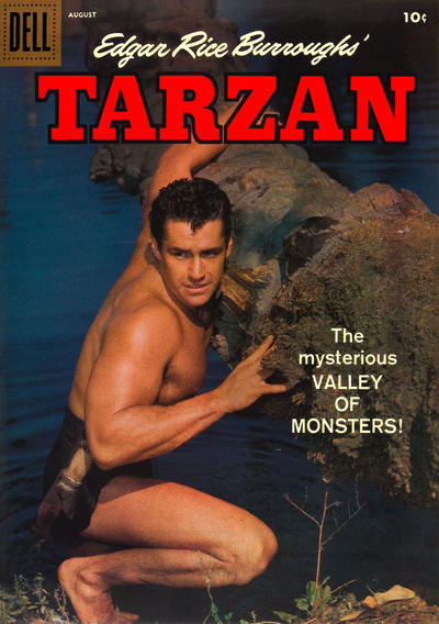 Cover for Edgar Rice Burroughs' Tarzan (Dell, 1948 series) #107
