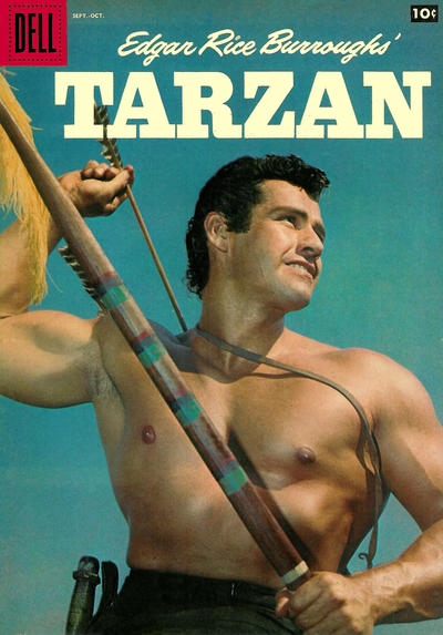 Cover for Edgar Rice Burroughs' Tarzan (Dell, 1948 series) #108