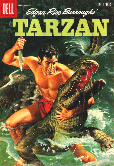 Cover for Edgar Rice Burroughs' Tarzan (Dell, 1948 series) #111
