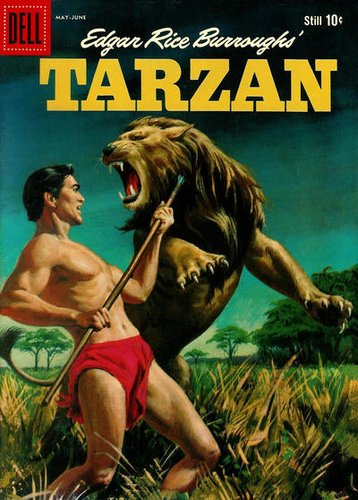 Cover for Edgar Rice Burroughs' Tarzan (Dell, 1948 series) #112