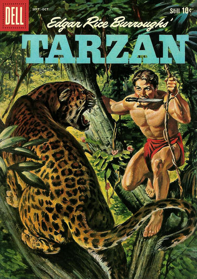 Cover for Edgar Rice Burroughs' Tarzan (Dell, 1948 series) #114