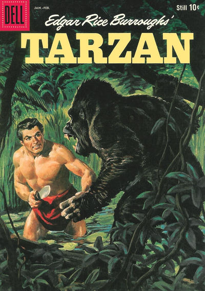 Cover for Edgar Rice Burroughs' Tarzan (Dell, 1948 series) #116