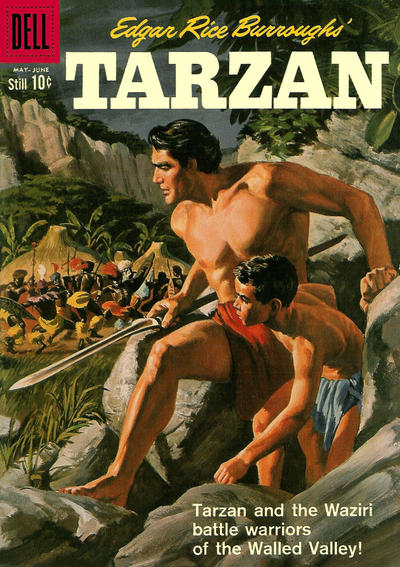 Cover for Edgar Rice Burroughs' Tarzan (Dell, 1948 series) #118