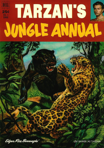 Cover for Edgar Rice Burroughs' Tarzan's Jungle Annual (Dell, 1952 series) #1
