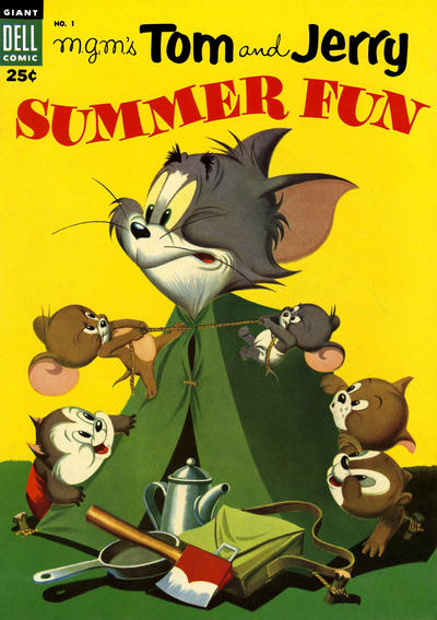 Cover for M-G-M's Tom & Jerry's Summer Fun (Dell, 1954 series) #1