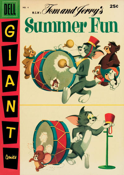 Cover for M-G-M's Tom & Jerry's Summer Fun (Dell, 1954 series) #4