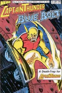 Cover Thumbnail for Captain Thunder and Blue Bolt (Heroic Publishing, 1987 series) #5