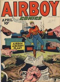 Cover for Airboy Comics (Hillman, 1945 series) #v4#3 [38]