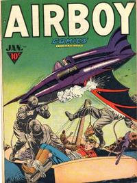 Cover for Airboy Comics (Hillman, 1945 series) #v4#12 [47]