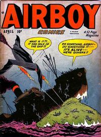 Cover for Airboy Comics (Hillman, 1945 series) #v7#3 [74]