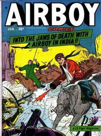 Cover for Airboy Comics (Hillman, 1945 series) #v7#12 [83]