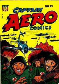 Cover Thumbnail for Captain Aero Comics (Temerson / Helnit / Continental, 1941 series) #21
