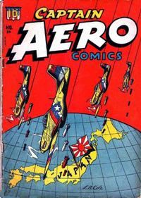 Cover Thumbnail for Captain Aero Comics (Temerson / Helnit / Continental, 1941 series) #24