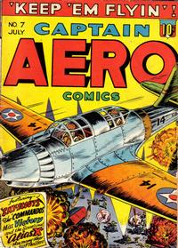 Cover Thumbnail for Captain Aero Comics (Holyoke, 1942 series) #v2#1 (7)