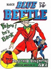 Cover Thumbnail for Blue Beetle (Holyoke, 1942 series) #19