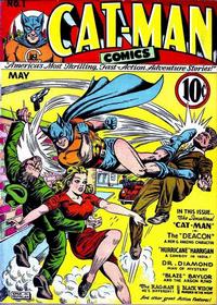 Cover Thumbnail for Cat-Man Comics (Temerson / Helnit / Continental, 1941 series) #v1#6 (1)
