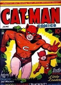 Cover for Cat-Man Comics (Holyoke, 1942 series) #v3#1 (11)