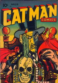 Cover Thumbnail for Cat-Man Comics (Temerson / Helnit / Continental, 1941 series) #28