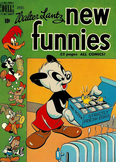 Cover for Walter Lantz New Funnies (Dell, 1946 series) #158