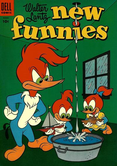 Cover for Walter Lantz New Funnies (Dell, 1946 series) #217