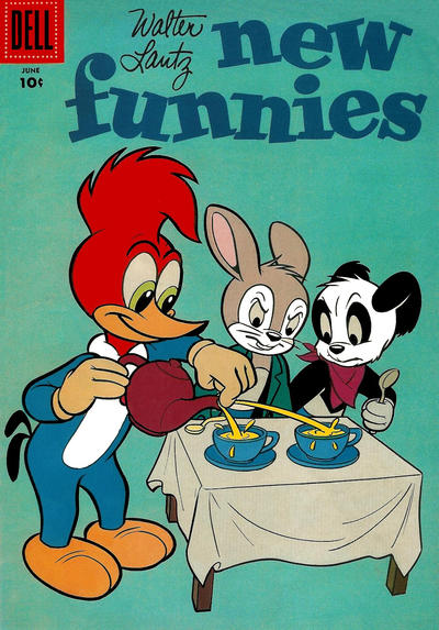 Cover for Walter Lantz New Funnies (Dell, 1946 series) #244 [10¢]