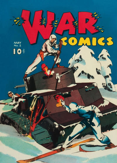 Cover for War Comics (Dell, 1940 series) #2