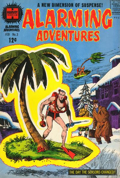 Cover for Alarming Adventures (Harvey, 1962 series) #3
