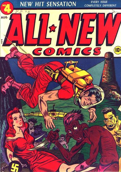 Cover for All-New Comics (Harvey, 1943 series) #4