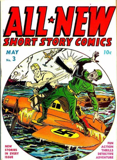 Cover for All-New Short Story Comics (Harvey, 1943 series) #3